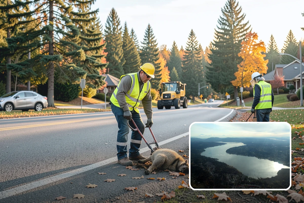 Bulletin Board Installation in Sammamish, King County, WA - Gives the public a protected, official posting location