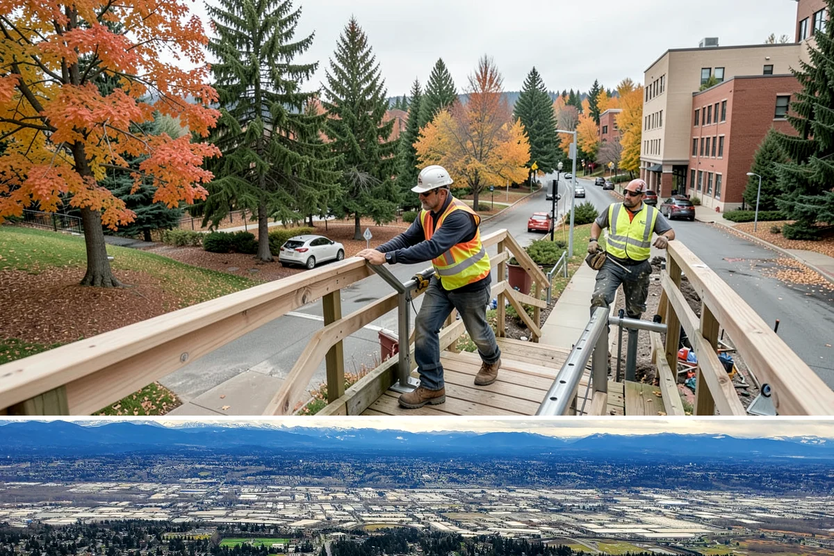 Bulletin Board Installation in SeaTac, King County, WA - Interior and covered installations proceed year-round