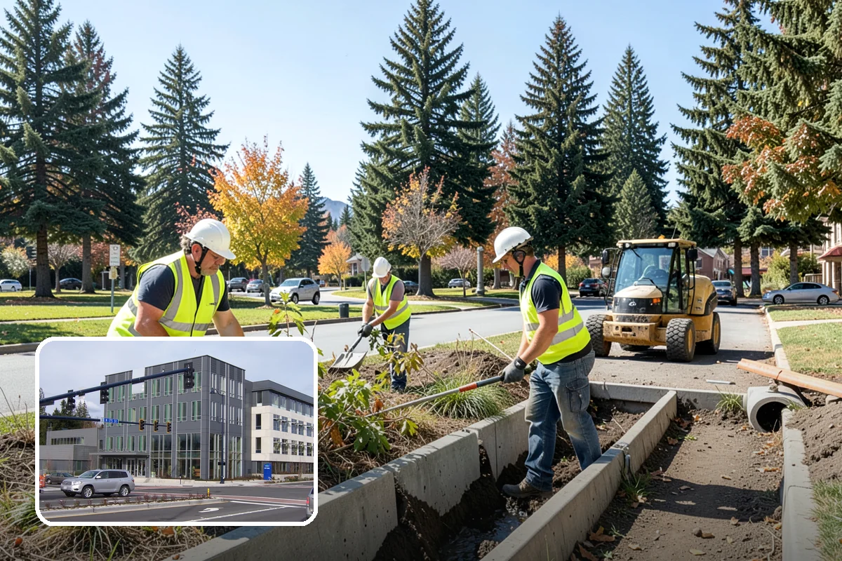 Bulletin Board Installation in Shoreline, King County, WA - Gives the public a protected, official posting location