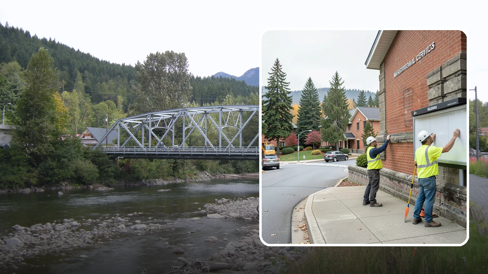 Bulletin Board Installation in Skykomish, King County, WA - We install public bulletin boards and posting cases at civic buildings, parks, and community centers.