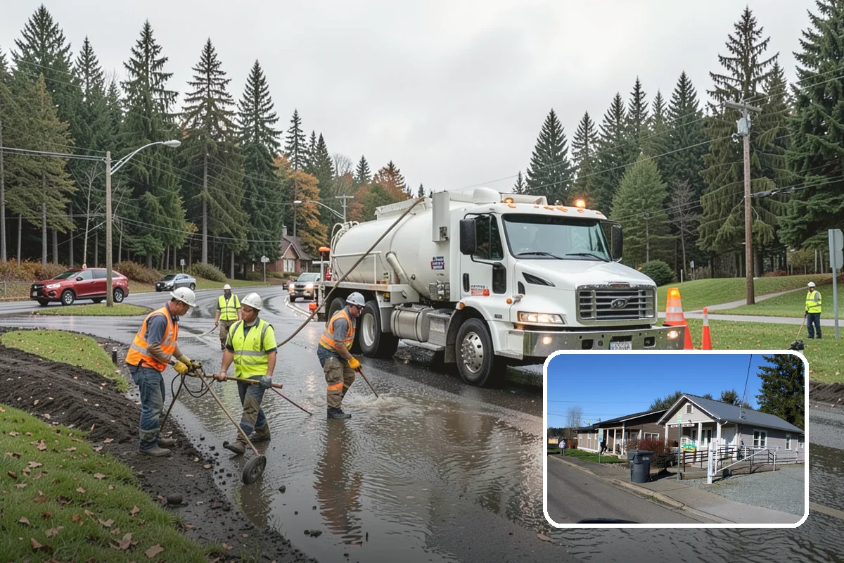 Bulletin Board Installation in South Prairie, Pierce County, WA - Gives the public a protected, official posting location