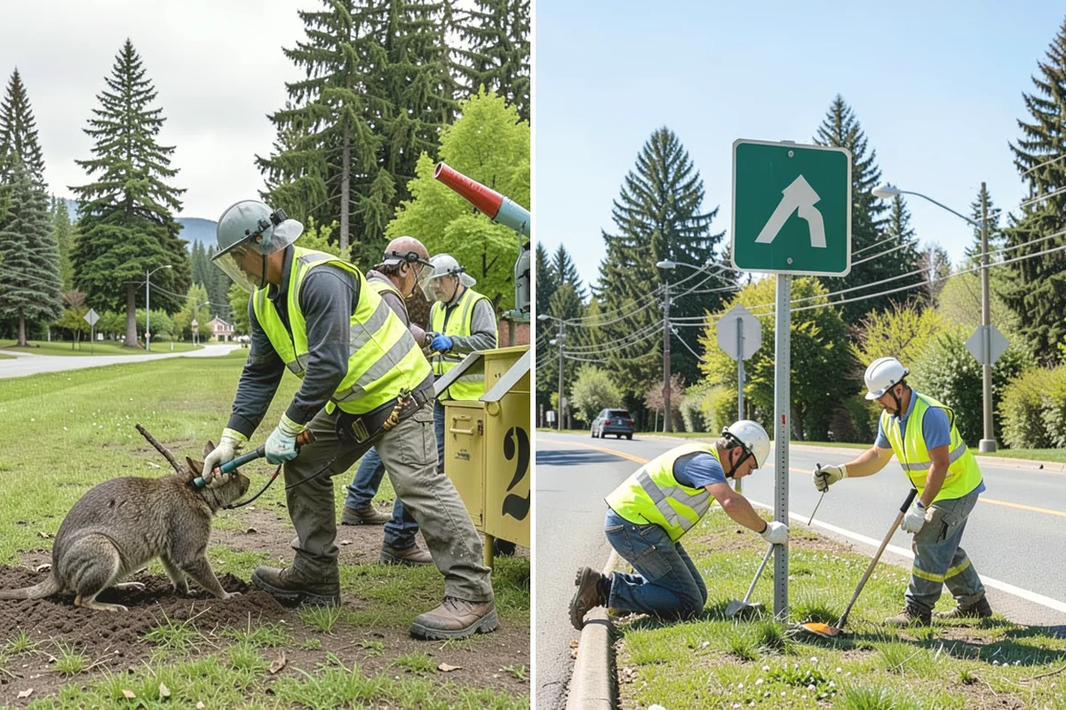 Bulletin Board Installation in Steilacoom, Pierce County, WA - Confirm case type, size, and mounting location