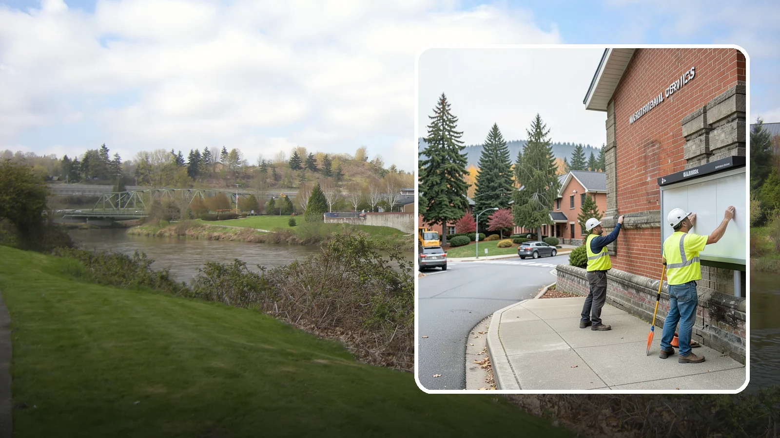 Bulletin Board Installation in Tukwila, King County, WA - We install public bulletin boards and posting cases at civic buildings, parks, and community centers.