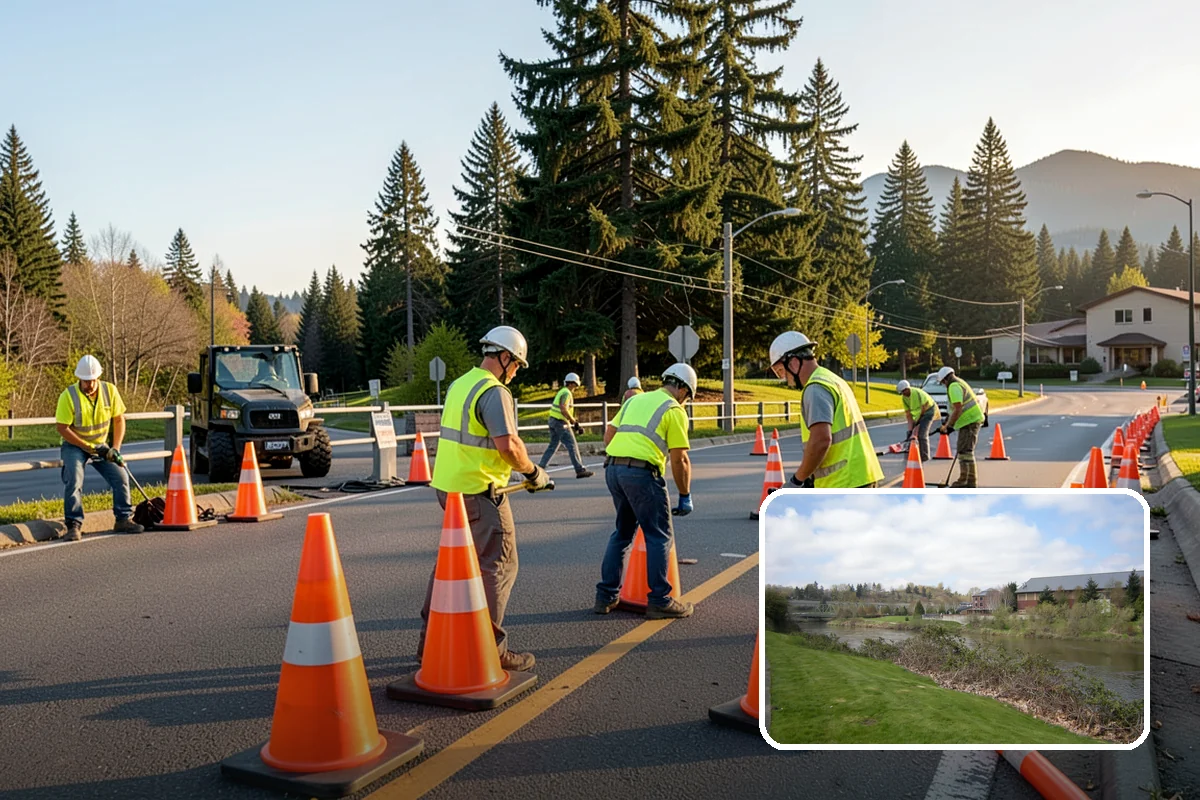 Bulletin Board Installation in Tukwila, King County, WA - Gives the public a protected, official posting location