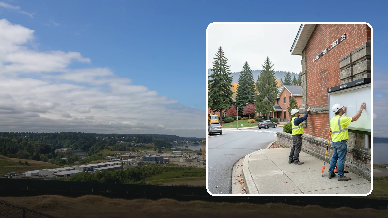 Bulletin Board Installation in University Place, Pierce County, WA - We install public bulletin boards and posting cases at civic buildings, parks, and community centers.