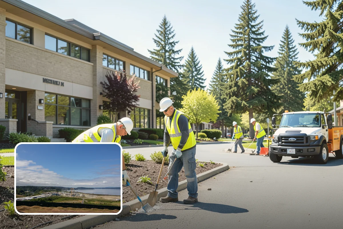 Bulletin Board Installation in University Place, Pierce County, WA - Gives the public a protected, official posting location