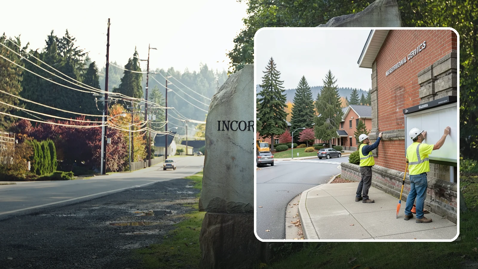 Bulletin Board Installation in Wilkeson, Pierce County, WA - We install public bulletin boards and posting cases at civic buildings, parks, and community centers.