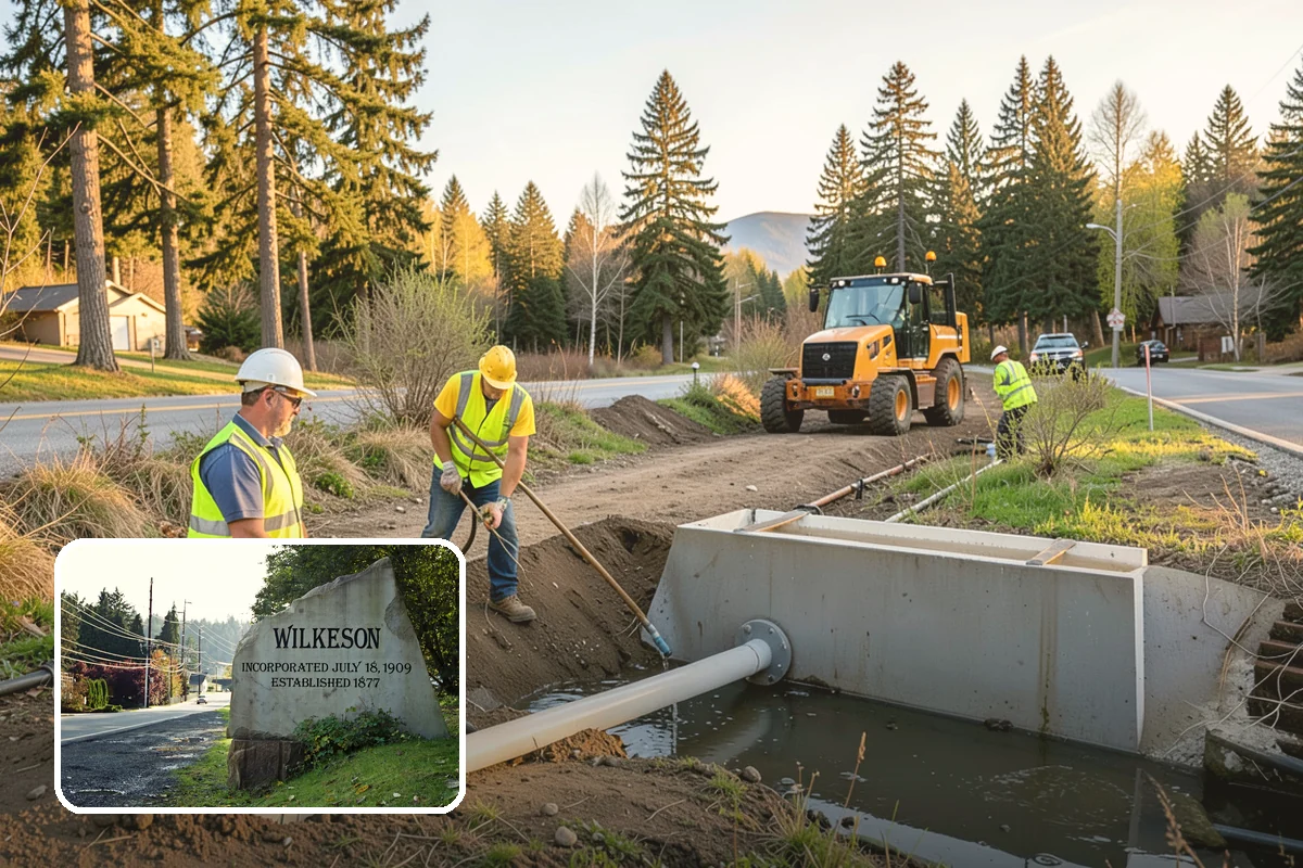 Bulletin Board Installation in Wilkeson, Pierce County, WA - Gives the public a protected, official posting location