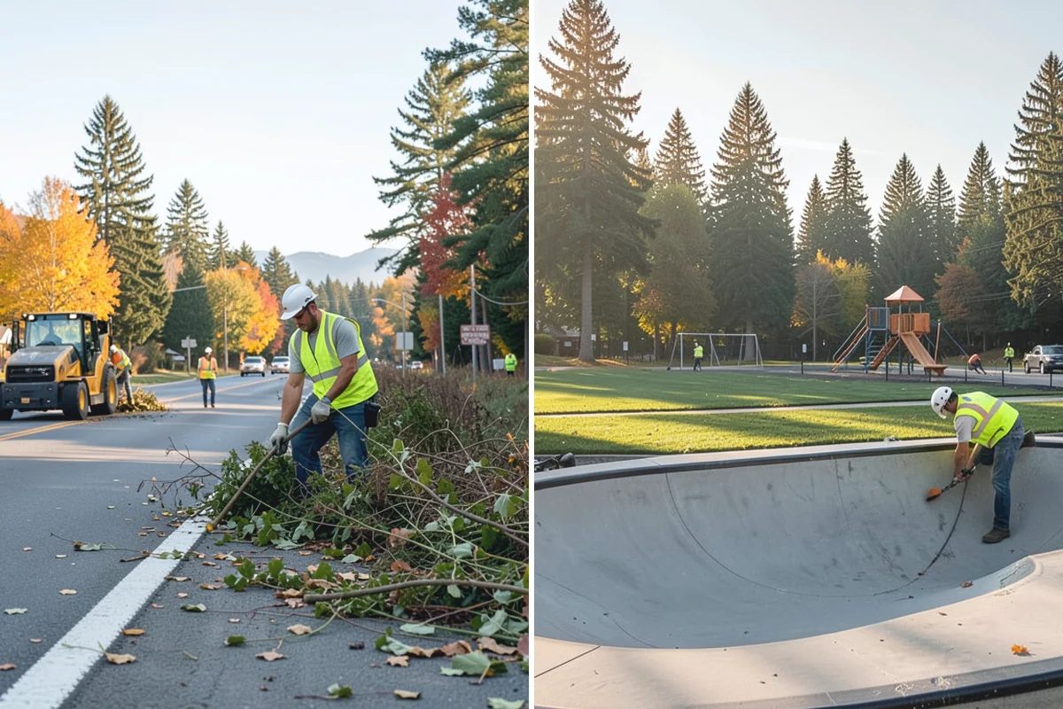 Bus Pad Construction in Auburn, King County, WA - Coordinate stop closures and detours with the transit agency