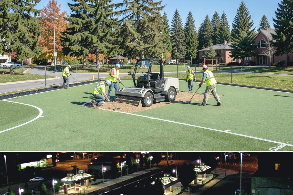 Bus Pad Construction in Auburn, King County, WA - Summer construction takes advantage of longer dry windows and lighter ridership on many routes for smoother closures.