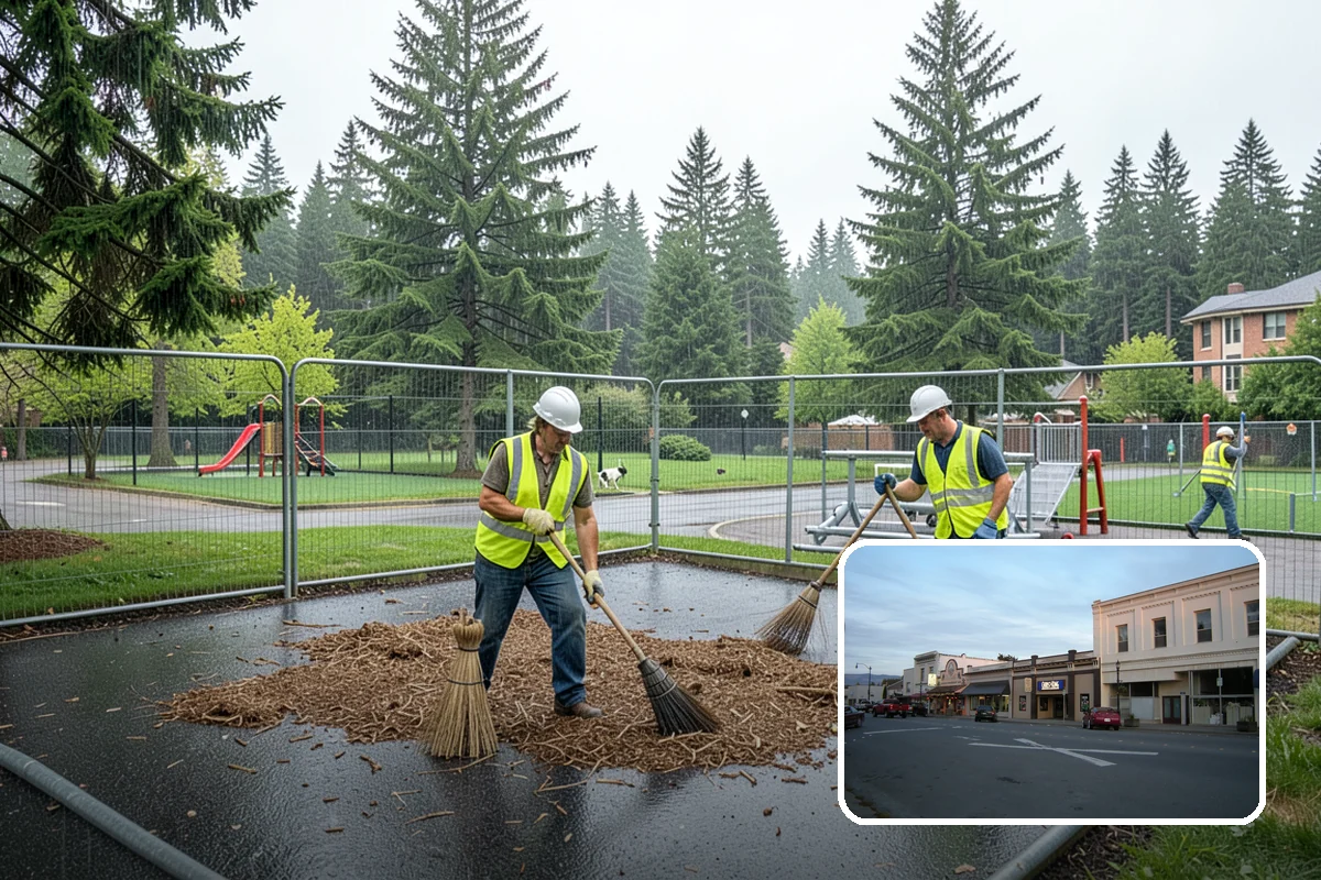 Bus Pad Construction in Burlington, Skagit County, WA - Withstands repeated bus axle and braking loads