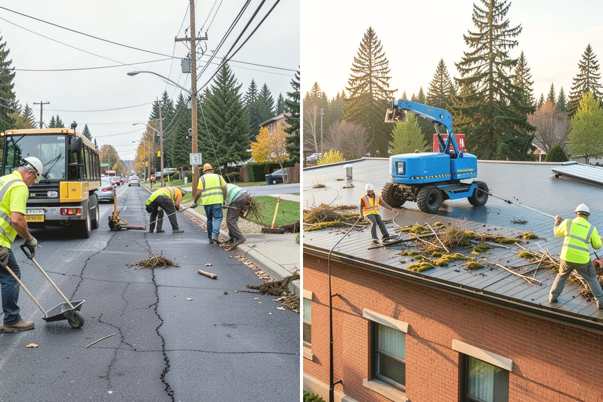 Bus Pad Construction in Carnation, King County, WA - Coordinate stop closures and detours with the transit agency