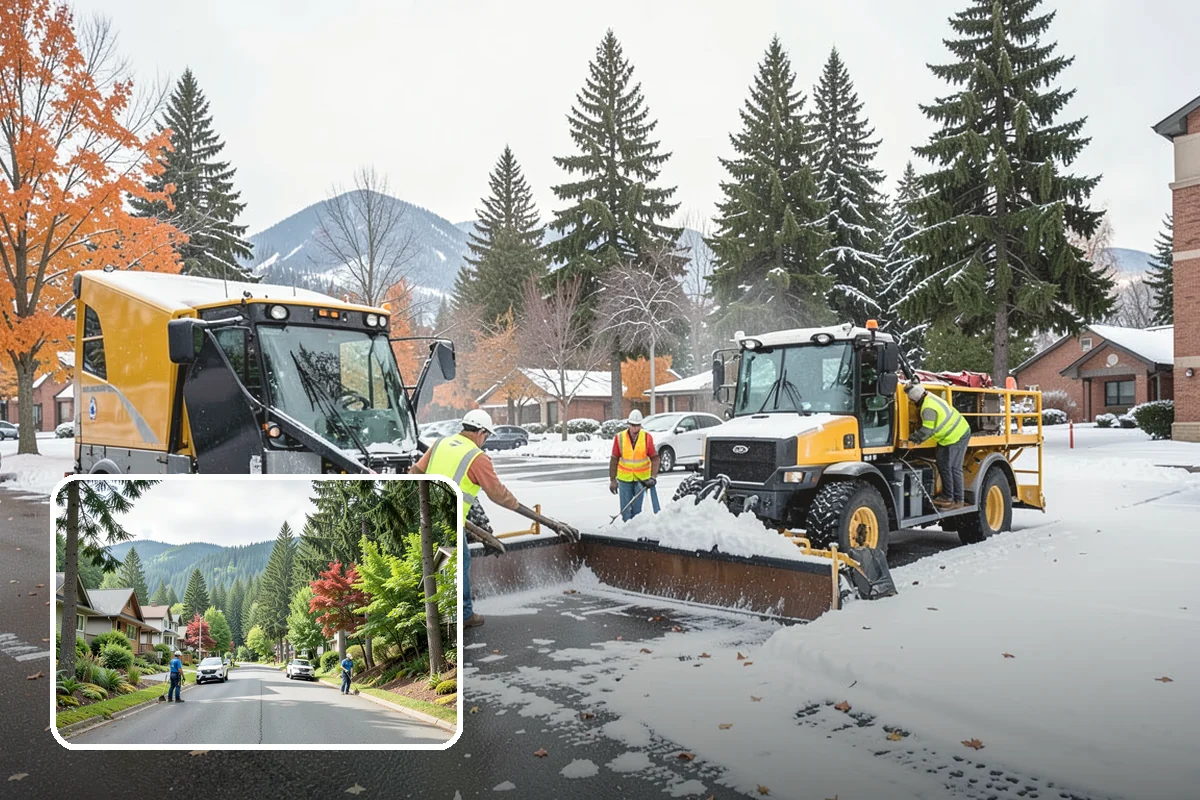 Bus Pad Construction in Darrington, Snohomish County, WA - Withstands repeated bus axle and braking loads