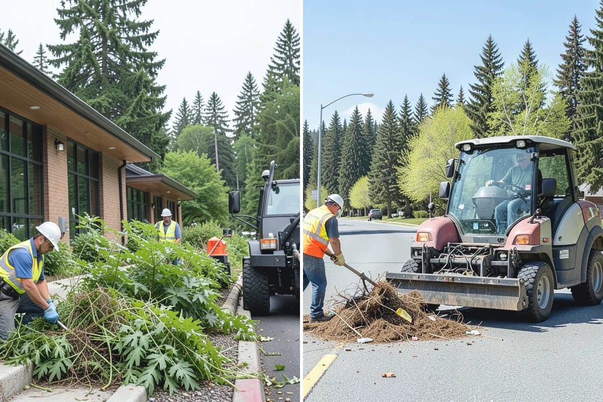 Bus Pad Construction in Des Moines, King County, WA - Coordinate stop closures and detours with the transit agency