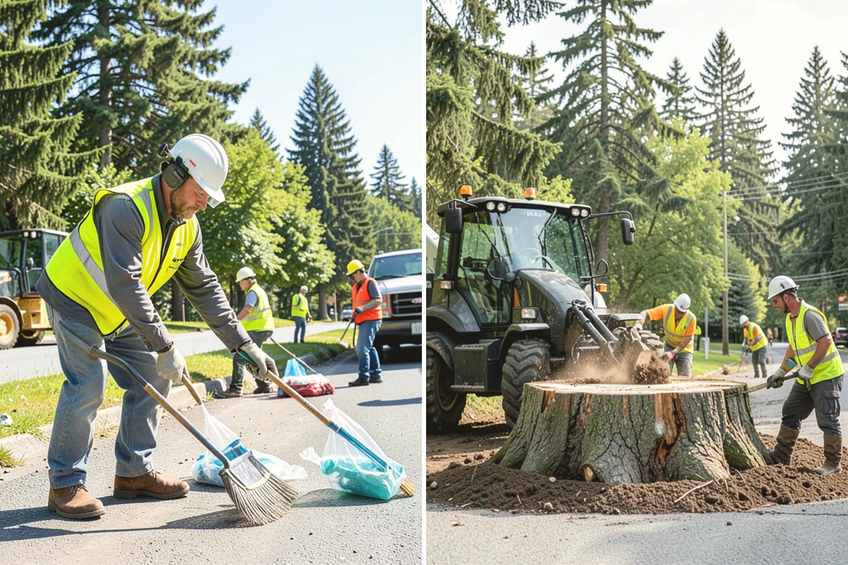 Bus Pad Construction in Edgewood, Pierce County, WA - Coordinate stop closures and detours with the transit agency
