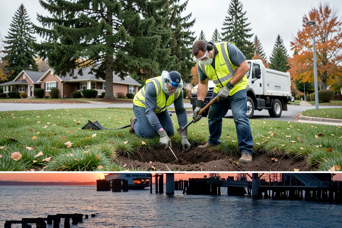 Bus Pad Construction in Edmonds, Snohomish County, WA - Summer construction takes advantage of longer dry windows and lighter ridership on many routes for smoother closures.