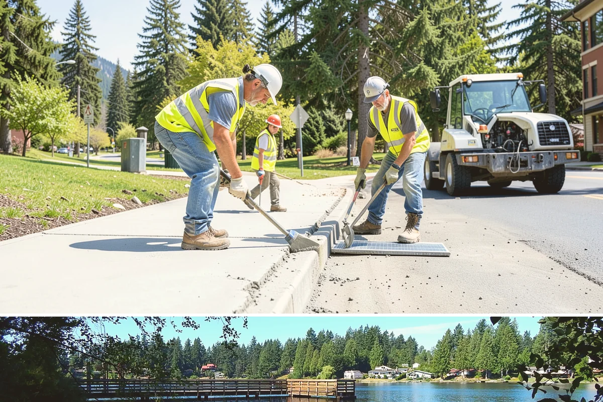 Bus Pad Construction in Federal Way, King County, WA - Summer construction takes advantage of longer dry windows and lighter ridership on many routes for smoother closures.
