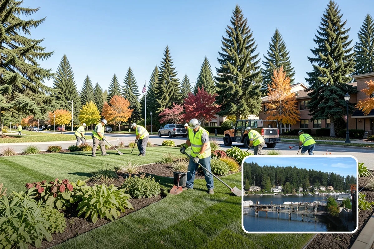 Bus Pad Construction in Gig Harbor, Pierce County, WA - Withstands repeated bus axle and braking loads