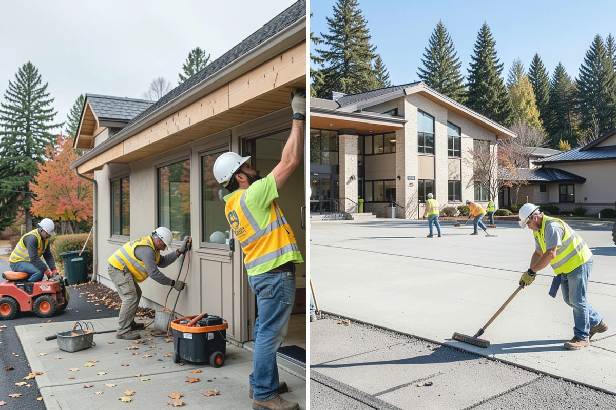 Bus Pad Construction in Hamilton, Skagit County, WA - Coordinate stop closures and detours with the transit agency