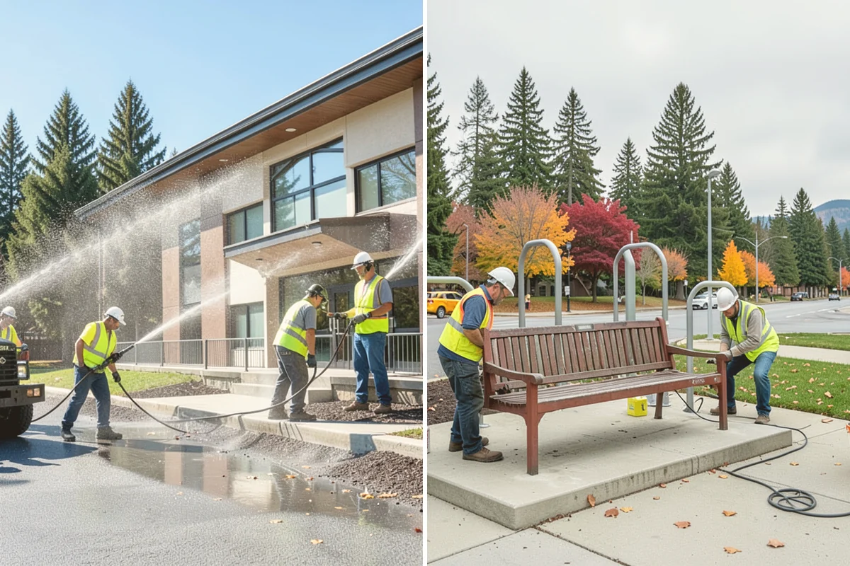 Bus Pad Construction in Index, Snohomish County, WA - Coordinate stop closures and detours with the transit agency