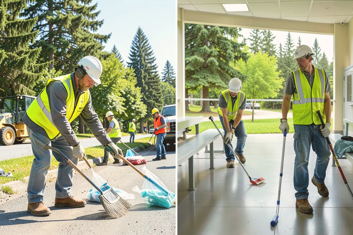 Bus Pad Construction in Kirkland, King County, WA - Coordinate stop closures and detours with the transit agency