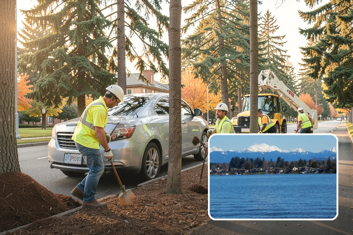 Bus Pad Construction in Lake Stevens, Snohomish County, WA - Withstands repeated bus axle and braking loads