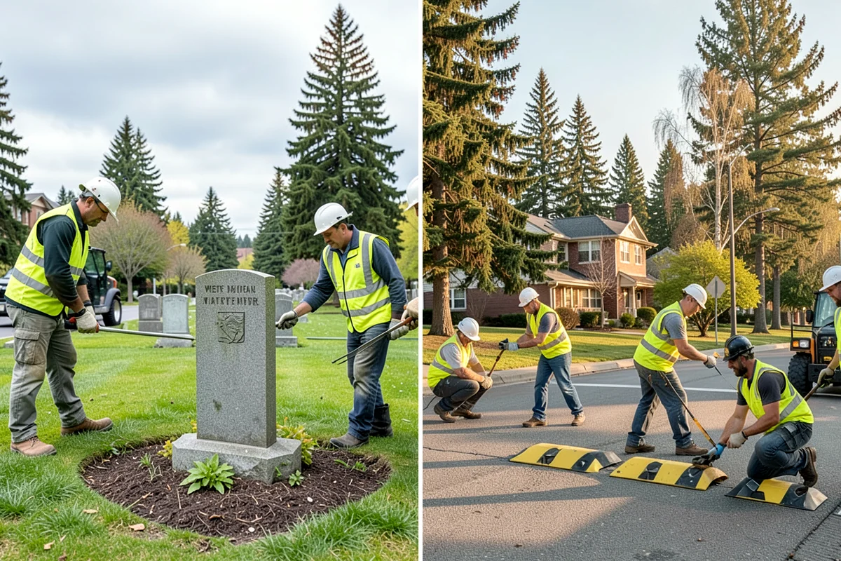 Bus Pad Construction in Lyman, Skagit County, WA - Coordinate stop closures and detours with the transit agency