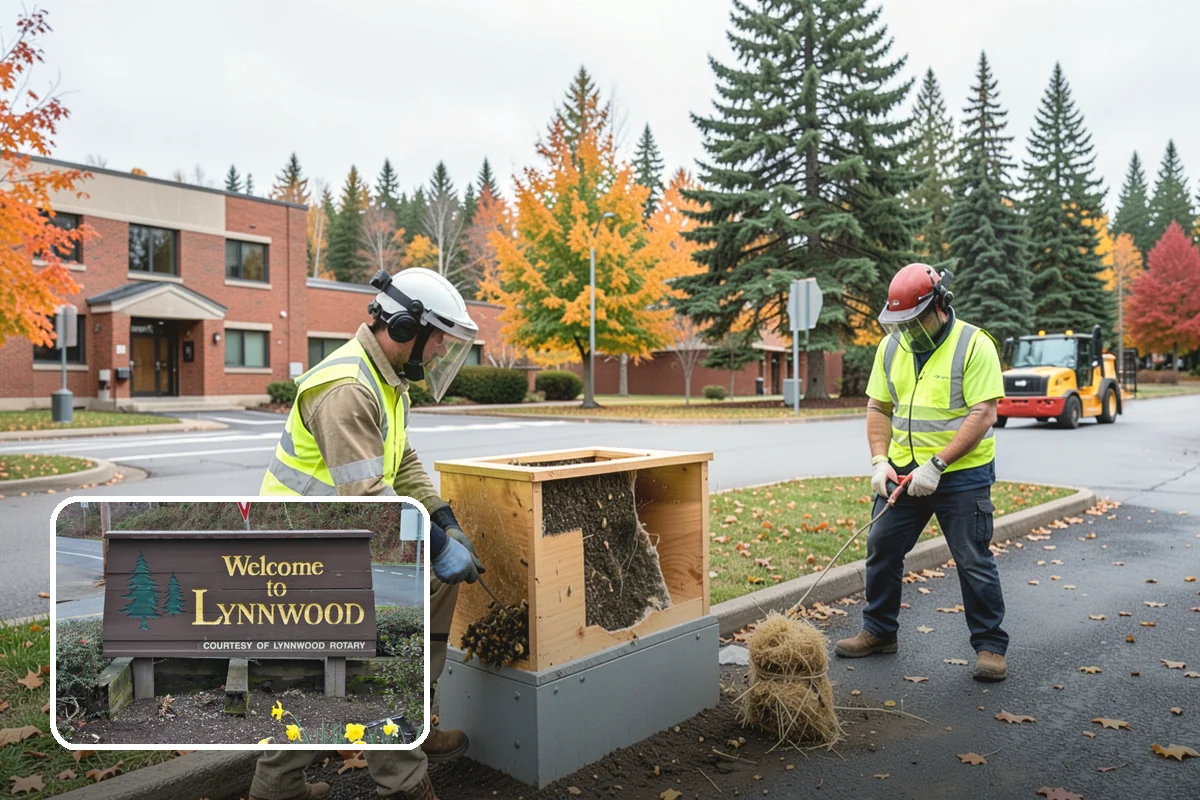 Bus Pad Construction in Lynnwood, Snohomish County, WA - Withstands repeated bus axle and braking loads