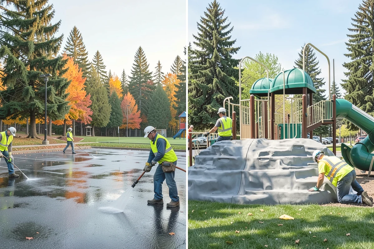 Bus Pad Construction in Oak Harbor, Island County, WA - Coordinate stop closures and detours with the transit agency