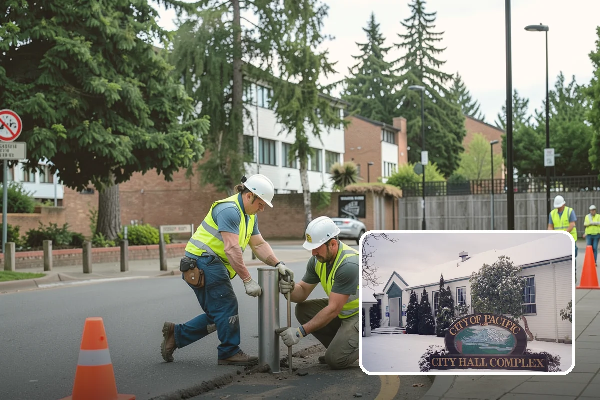 Bus Pad Construction in Pacific, King County, WA - Withstands repeated bus axle and braking loads
