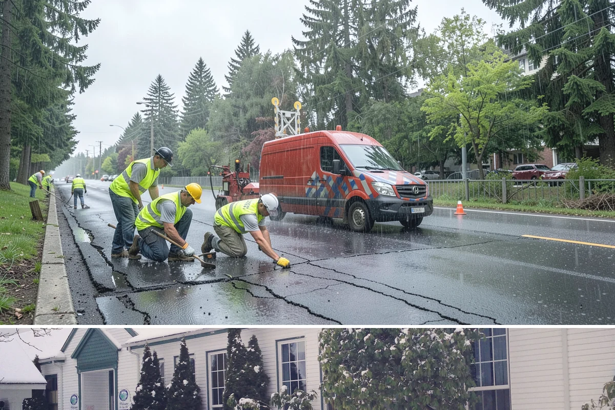 Bus Pad Construction in Pacific, King County, WA - Summer construction takes advantage of longer dry windows and lighter ridership on many routes for smoother closures.