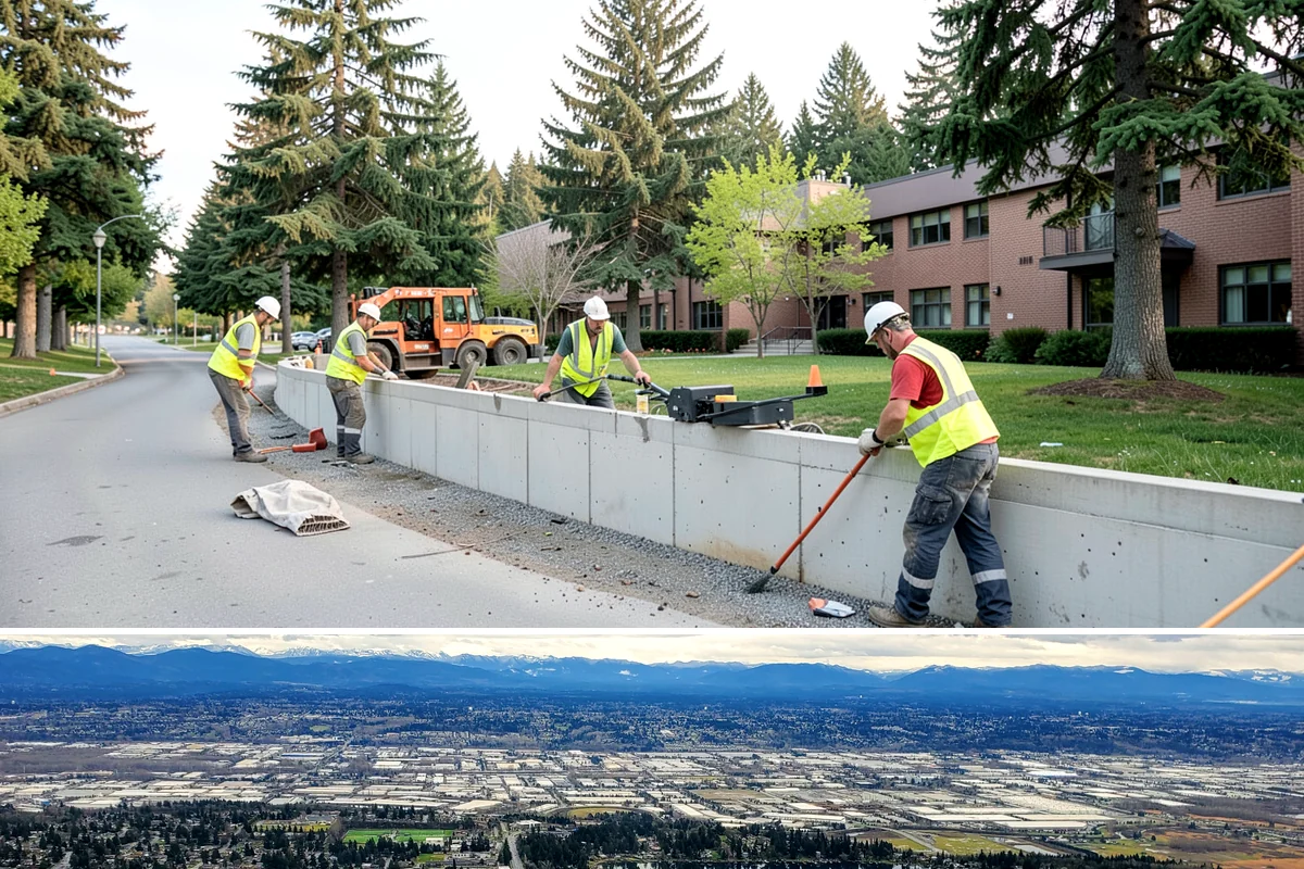 Bus Pad Construction in SeaTac, King County, WA - Summer construction takes advantage of longer dry windows and lighter ridership on many routes for smoother closures.