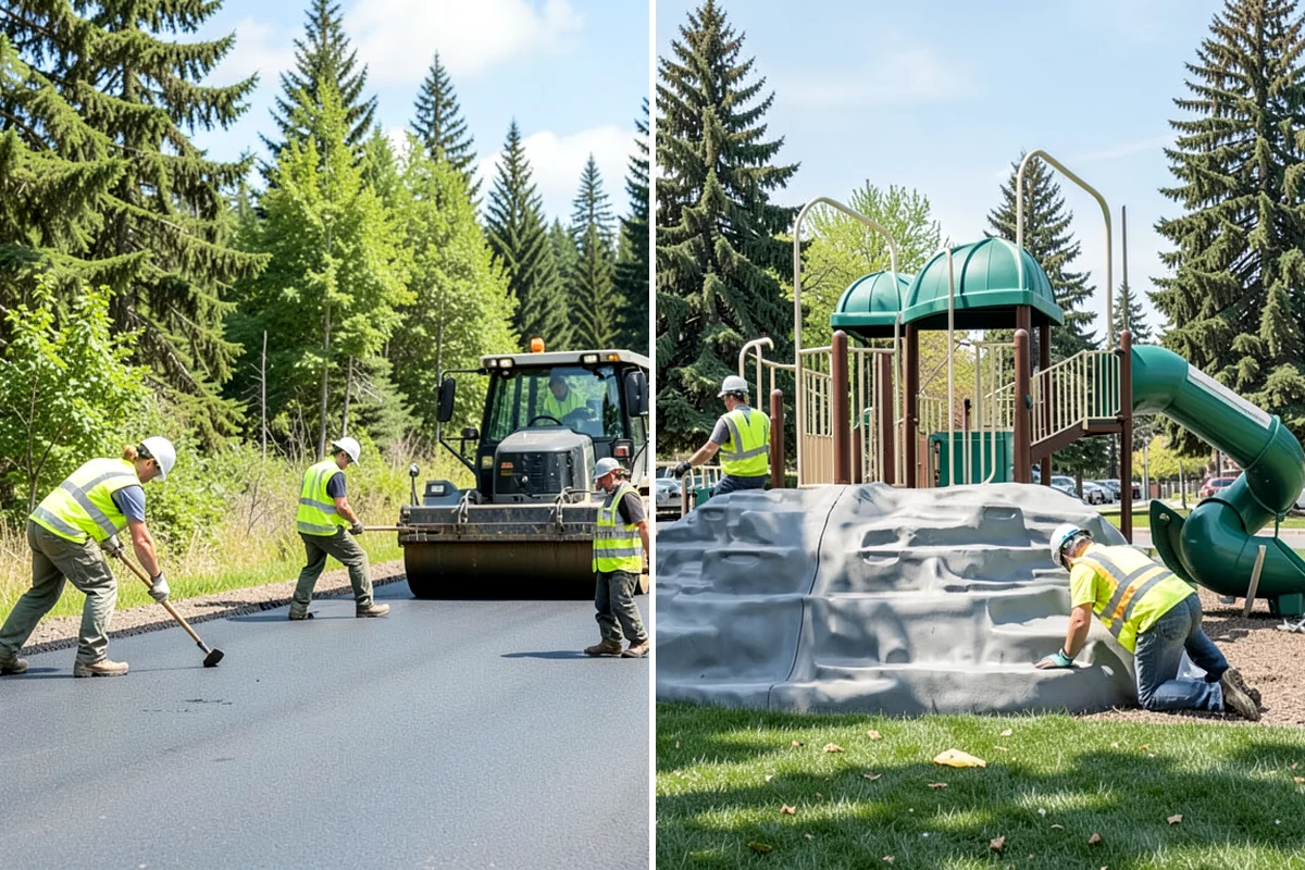 Bus Pad Construction in Sedro-Woolley, Skagit County, WA - Coordinate stop closures and detours with the transit agency