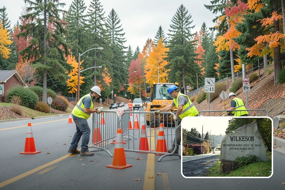 Bus Pad Construction in Wilkeson, Pierce County, WA - Withstands repeated bus axle and braking loads