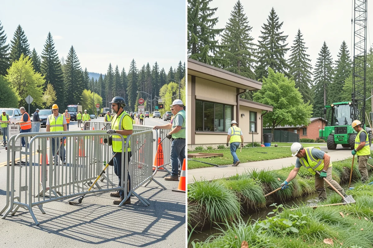 Bus Stop Cleaning in Algona, King County, WA - Map stop locations, features, and service schedules with transit staff