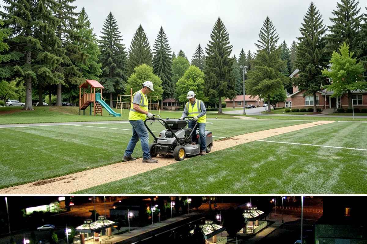 Bus Stop Cleaning in Auburn, King County, WA - Bus-stop cleaning runs year-round, with increased frequency valuable through wet fall and winter months when tracked-in grime...