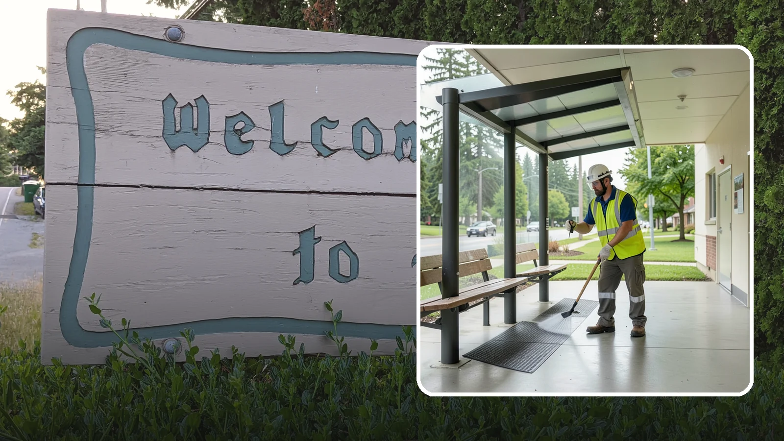 Bus Stop Cleaning in Brier, Snohomish County, WA - Keep bus stops, benches, and boarding pads clean and sanitary for daily transit riders.
