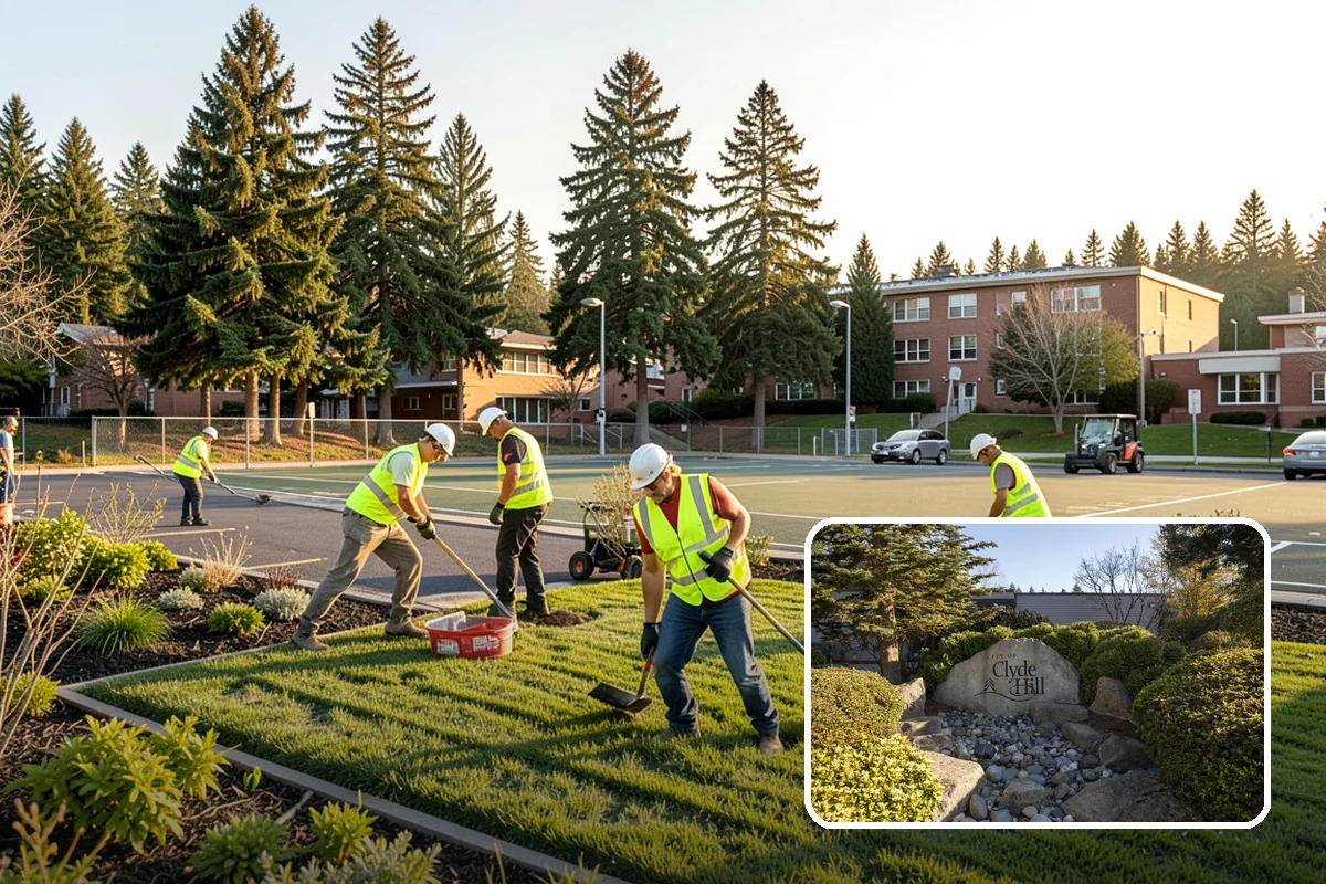 Bus Stop Cleaning in Clyde Hill, King County, WA - Improves the rider experience across the transit network