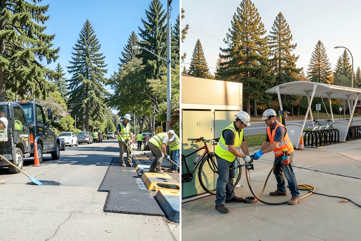 Bus Stop Cleaning in Fircrest, Pierce County, WA - Map stop locations, features, and service schedules with transit staff