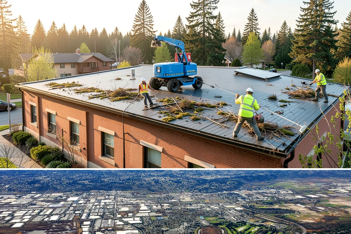 Bus Stop Cleaning in Kent, King County, WA - Bus-stop cleaning runs year-round, with increased frequency valuable through wet fall and winter months when tracked-in grime...