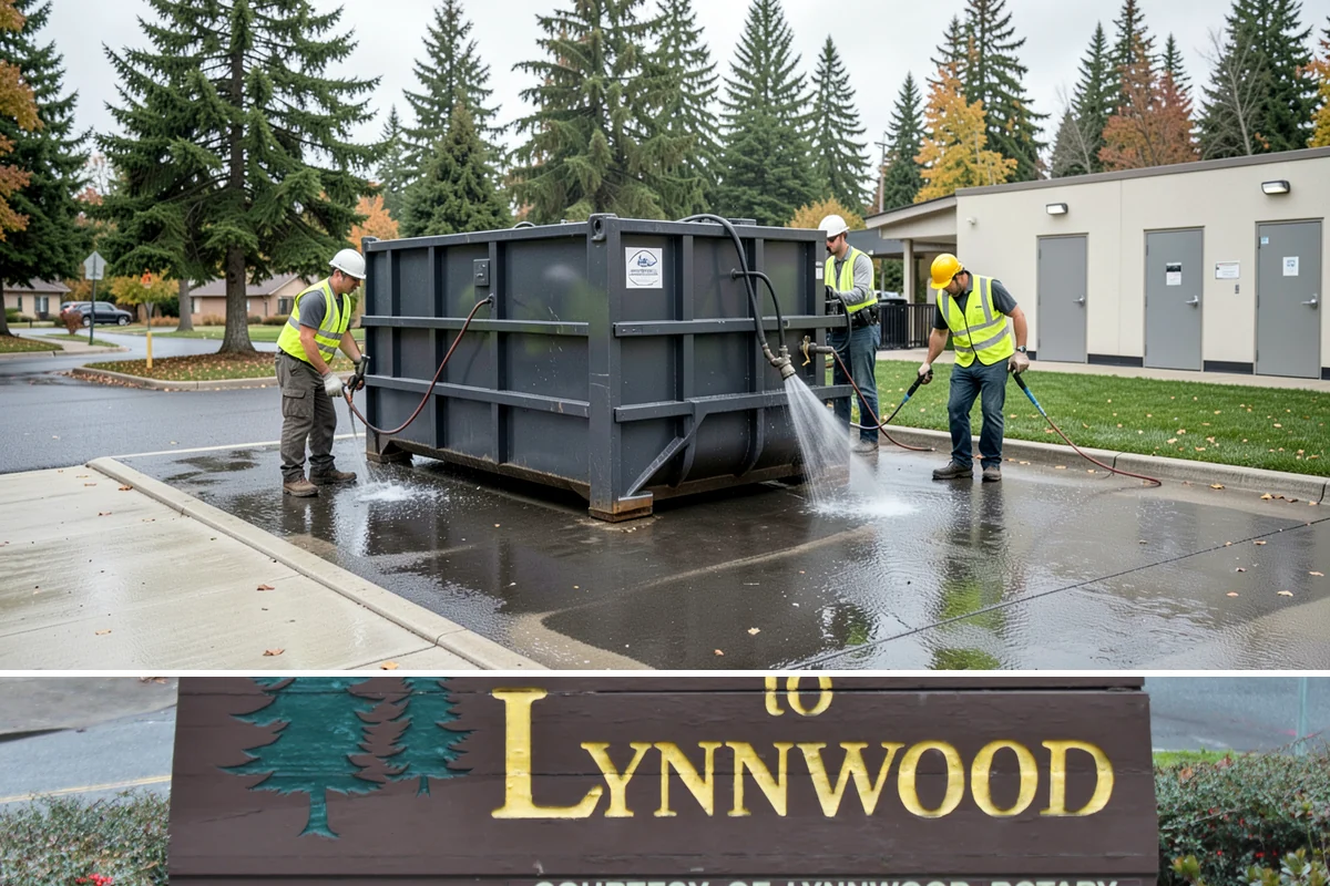 Bus Stop Cleaning in Lynnwood, Snohomish County, WA - Bus-stop cleaning runs year-round, with increased frequency valuable through wet fall and winter months when tracked-in grime...