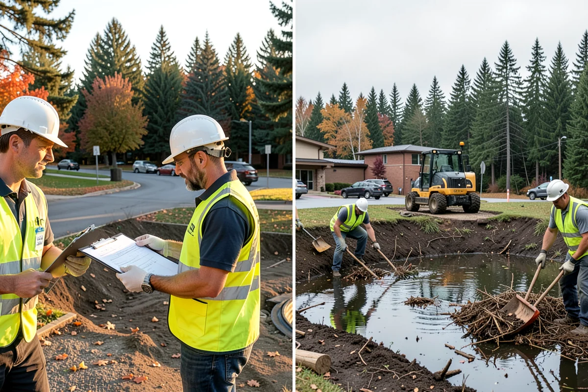 Bus Stop Cleaning in Maple Valley, King County, WA - Map stop locations, features, and service schedules with transit staff