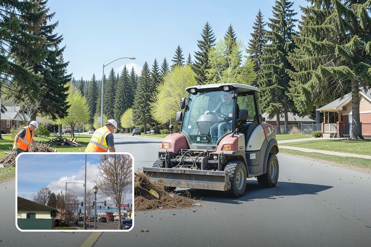 Bus Stop Cleaning in Marysville, Snohomish County, WA - Improves the rider experience across the transit network