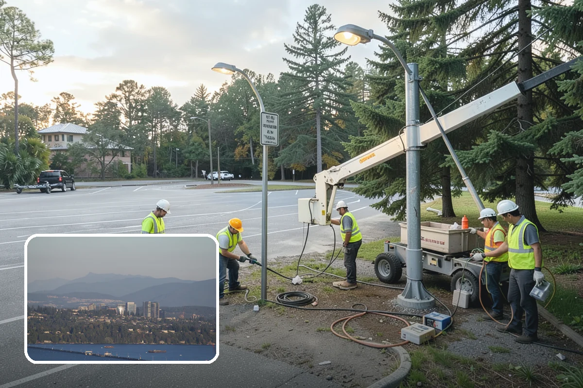 Bus Stop Cleaning in Medina, King County, WA - Improves the rider experience across the transit network