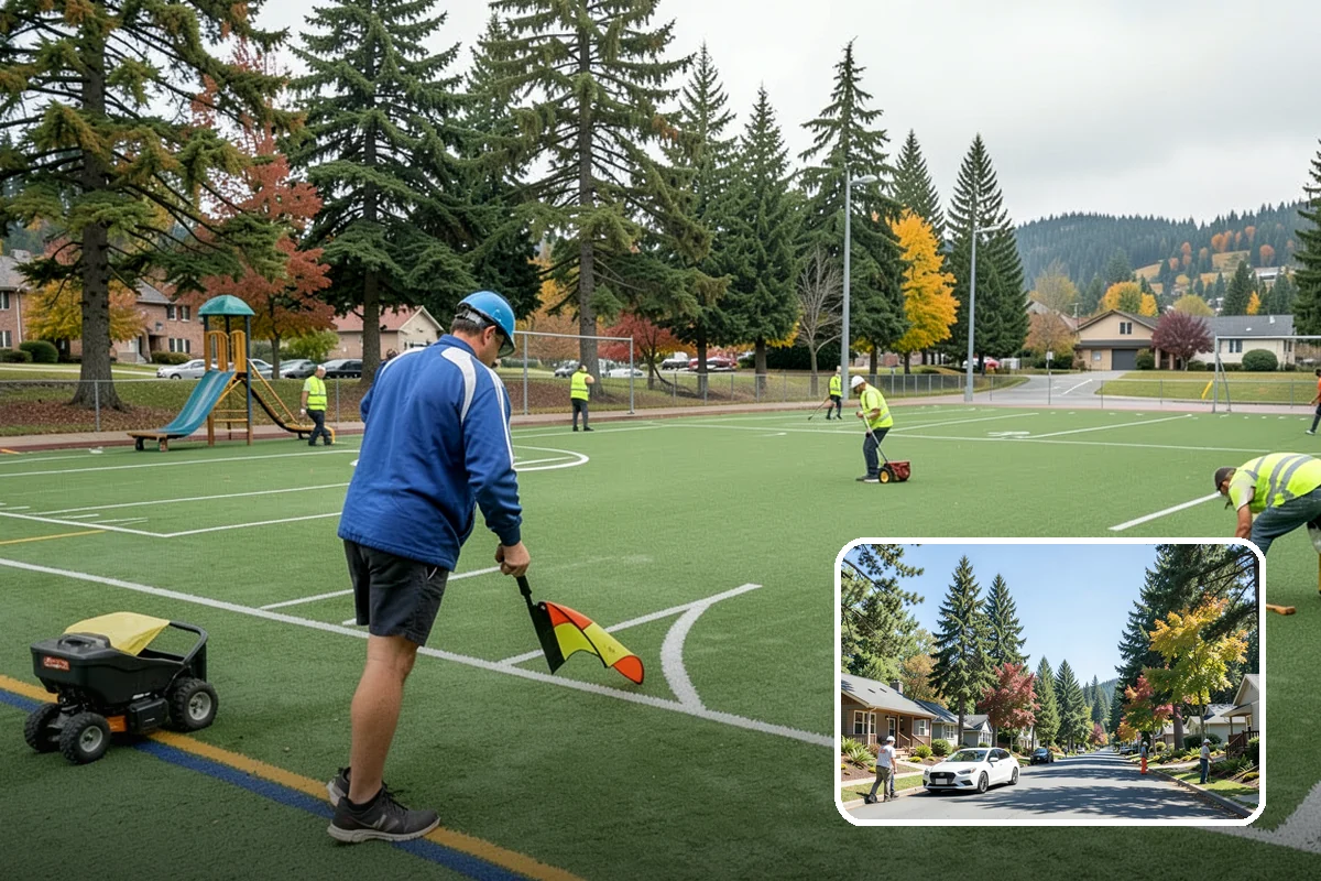 Bus Stop Cleaning in Orting, Pierce County, WA - Improves the rider experience across the transit network