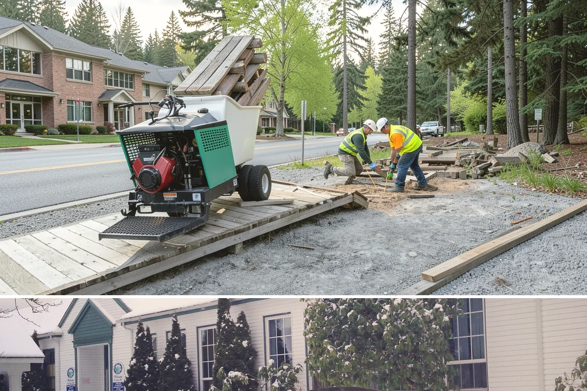 Bus Stop Cleaning in Pacific, King County, WA - Bus-stop cleaning runs year-round, with increased frequency valuable through wet fall and winter months when tracked-in grime...