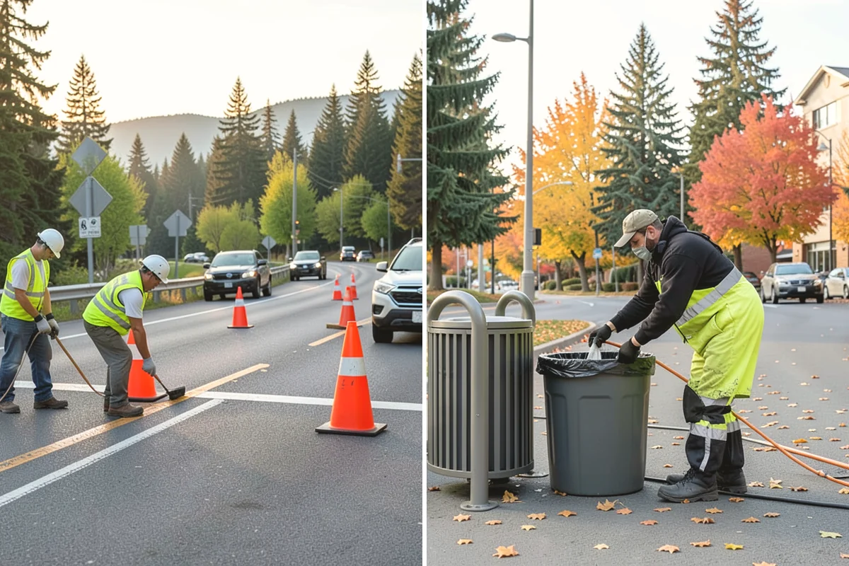 Bus Stop Cleaning in Tacoma, Pierce County, WA - Map stop locations, features, and service schedules with transit staff