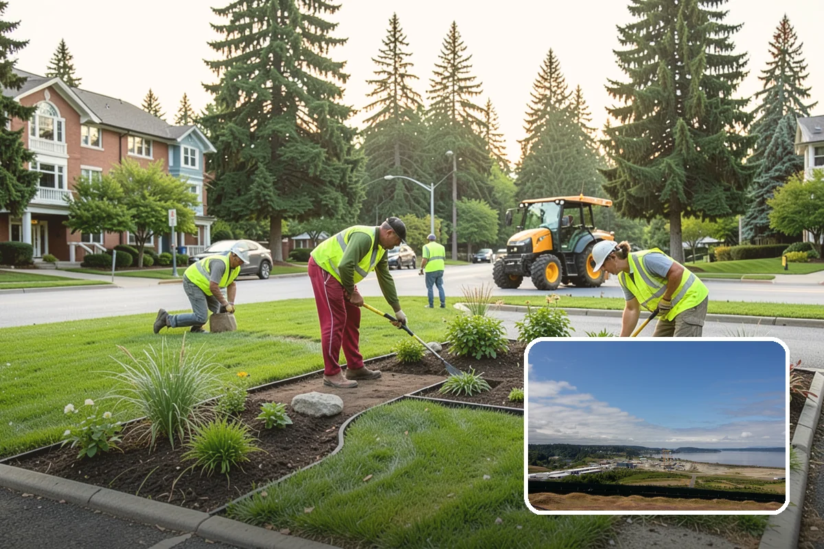 Bus Stop Cleaning in University Place, Pierce County, WA - Improves the rider experience across the transit network