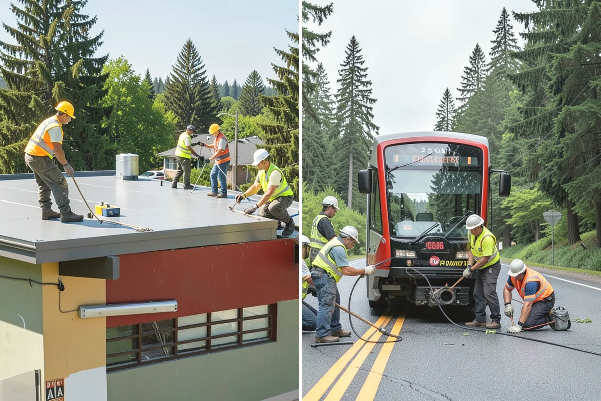 Bus Stop Cleaning in University Place, Pierce County, WA - Map stop locations, features, and service schedules with transit staff