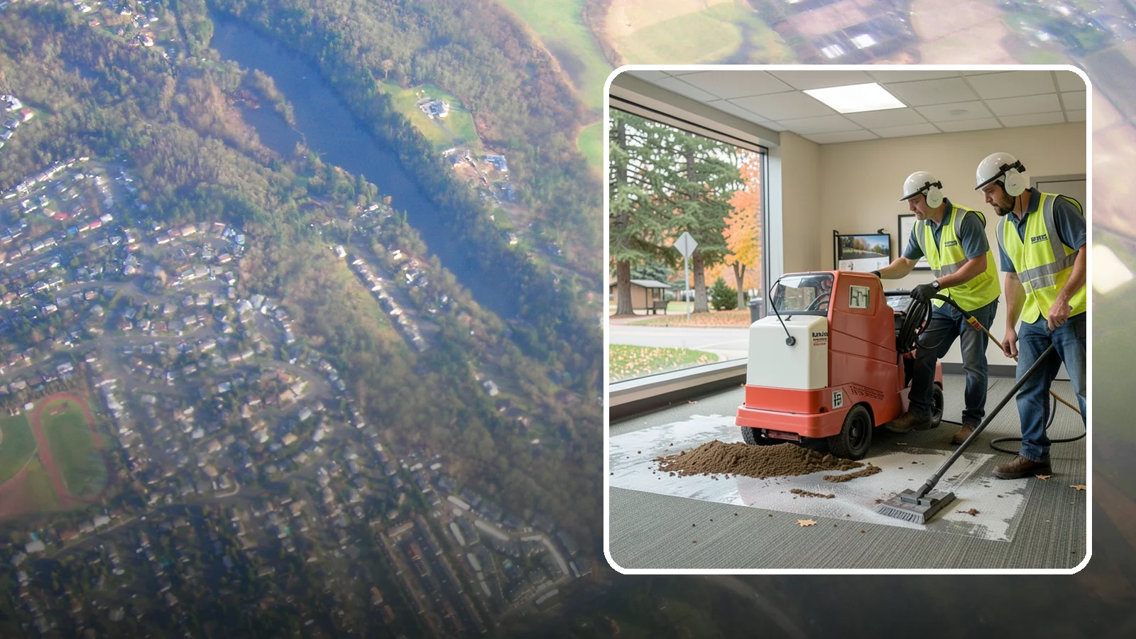 Carpet Cleaning in Algona, King County, WA - Commercial hot-water extraction lifts embedded soil and Pacific Northwest moisture from carpeted public spaces.